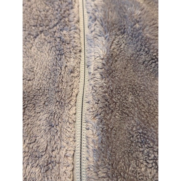 The North Face Jacket Womens Small Gray Full Zip Fleece Fuzzy Long Sleeve - Picture 4 of 12